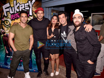 Team of Fukrey Returns snapped promoting the film at various location in Juhu