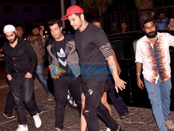 Team of Fukrey Returns snapped promoting the film at various location in Juhu