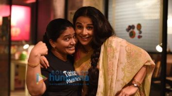 On The Sets Of The Movie Tumhari Sulu