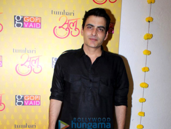 Vidya Balan and Manav Kaul promote 'Tumhari Sulu' at an outlet of Gopi Vaid