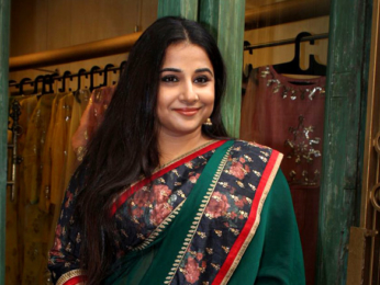 Vidya Balan and Manav Kaul promote 'Tumhari Sulu' at an outlet of Gopi Vaid