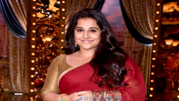Vidya Balan and Manav Kaul snapped on the sets of the show Aunty Boli Lagao Boli