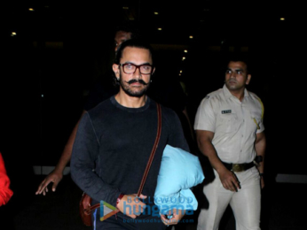 Aamir Khan arrived back from Bangkok