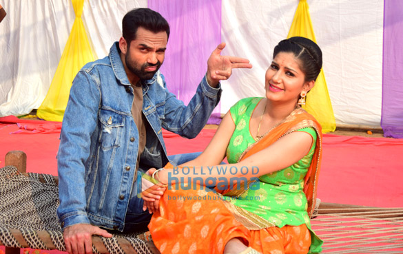 Abhay Deol and Sapna Chaudhary shoot for ‘Nanu Ki Jaanu’ Abhay Deol and Sapna Chaudhary shoot for ‘Nanu Ki Jaanu’