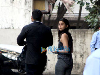 Alia Bhatt snapped at the gym