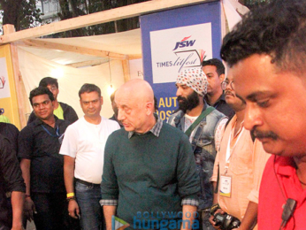 Anupam kher attends 'Tata Lit Fest 2017'