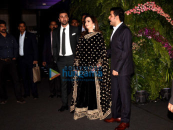 Celebs grace Anushka Sharma - Virat Kohli's Mumbai reception