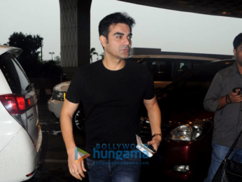 Ileana D'Cruz and Arbaaz Khan snapped at the airport