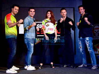 Jacqueline Fernandez, Tiger Shroff, Arbaaz Khan and others at Super Fight League press meet