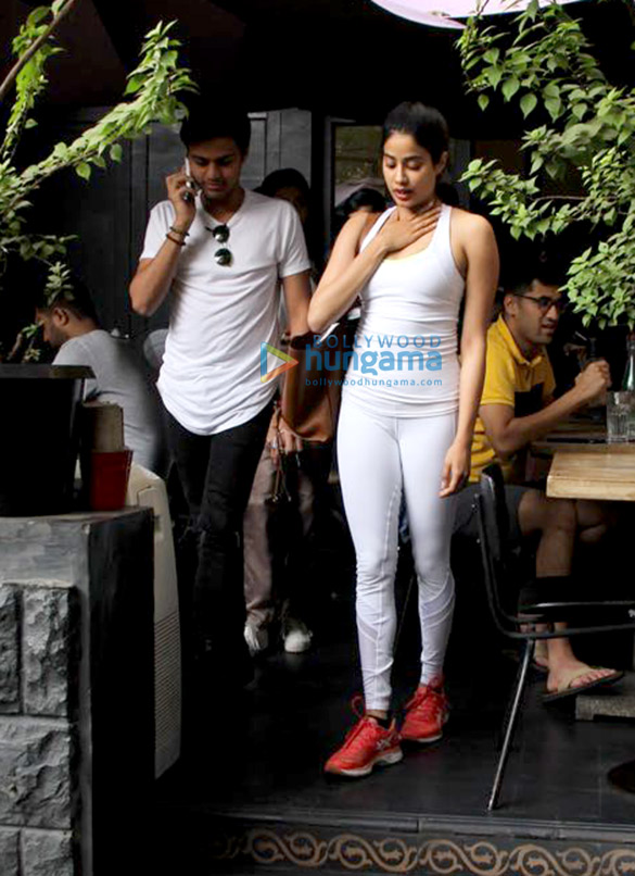 Janhvi Kapoor spotted at Kitchen Garden Janhvi Kapoor spotted at Kitchen Garden