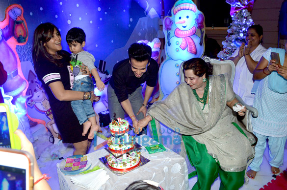 Karan Johar with Roohi and Yash at Tusshar Kapoor’s son Laksshya’s Christmas party Karan Johar with Roohi and Yash at Tusshar Kapoor’s son Laksshya’s Christmas party