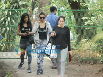 Malaika Arora spotted at dance class in Bandra
