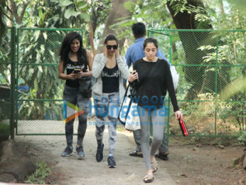 Malaika Arora spotted at dance class in Bandra