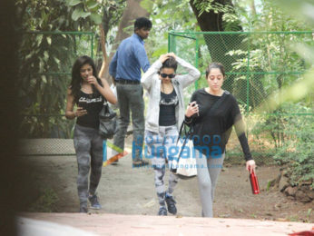 Malaika Arora spotted at dance class in Bandra