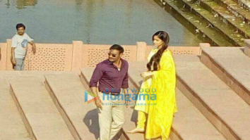 ON THE SET: Ajay Devgn and Ileana D’cruz shoot a song for Raid