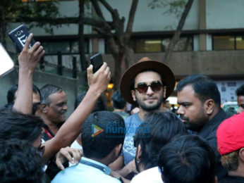 Ranveer Singh meets fans at Otters Club
