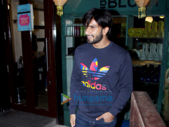 Ranveer Singh spotted outside BBLUNT