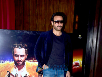 Saif Ali Khan snapped promoting his film Kaalakaandi