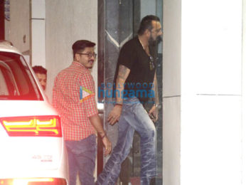 Sanjay Dutt snapped at Ashutosh Gowarikar's office in Khar