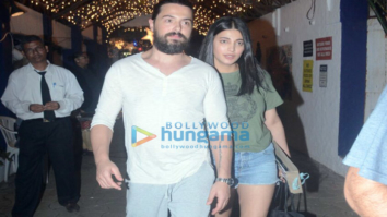 Shruti Haasan snapped with rumoured boyfriend Michael Corsale