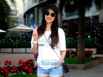 Sonal Chauhan snapped at BKC