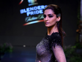 Sonam Kapoor walks the ramp for Tarun Tahiliani's at Blenders Pride Fashion Tour