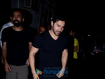 Varun Dhawan snapped with Amaal Mallik