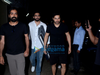 Varun Dhawan snapped with Amaal Mallik
