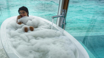 WOW! Shenaz Treasury treats fans with her bathtub picture from her Maldives holiday album