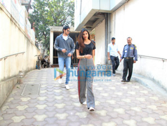 Ahan Shetty and Athiya Shetty spotted at a clinic