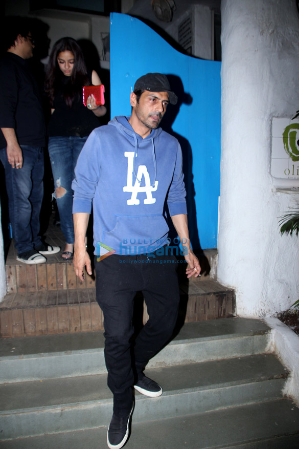 Arjun Rampal spotted at Olive Bandra