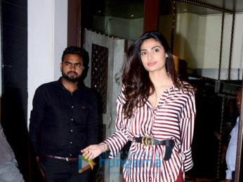 Athiya Shetty, Huma Qureshi, Krishna Shroff spotted at Bastian in Bandra