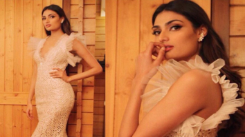 Athiya Shetty brings drama with ruffles and shimmer on the red carpet of 63rd Jio Filmfare Awards 2018!