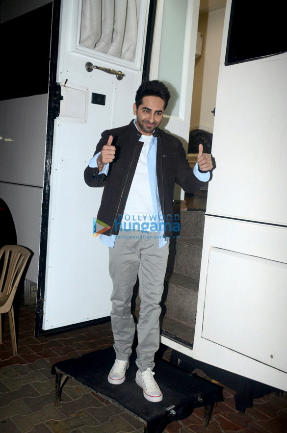 Ayushmann Khurrana snapped at Filmalaya studio in Andheri Ayushmann Khurrana snapped at Filmalaya studio in Andheri