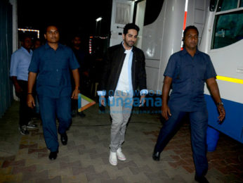 Ayushmann Khurrana snapped at Filmalaya Studio in Andheri