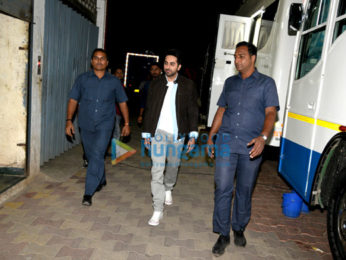 Ayushmann Khurrana snapped at Filmalaya Studio in Andheri