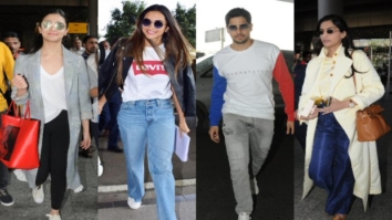 Weekly Airport Style: Deepika Padukone, Alia Bhatt, Sidharth Malhotra, Sonam Kapoor, Kriti Sanon get their monochrome game on fleek!