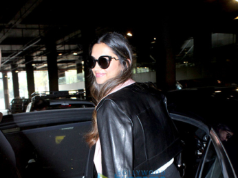 Deepika Padukone, Huma Qureshi spotted at the airport