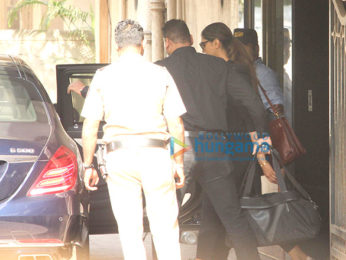 Deepika Padukone snapped outside her gym in Bandra