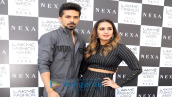 Huma Qureshi and Saqib Saleem walk the ramp at the Lakme Fashion Week 2018