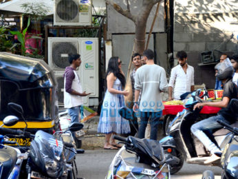 Krishna Shroff snapped in Bandra