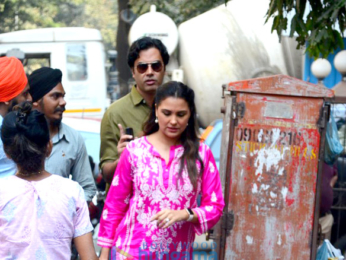 Lara Dutta snapped at Indigo in Bandra