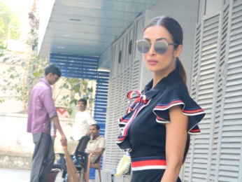 Malaika Arora snapped at her friend's place in Bandra