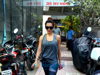 Malaika Arora snapped at the gym