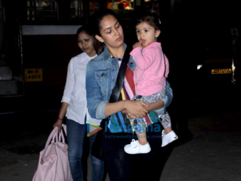 Mira Rajput snapped with daughter Misha Kapoor in Bandra