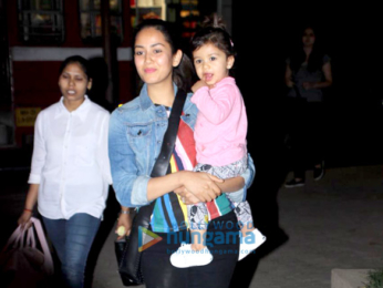 Mira Rajput snapped with daughter Misha Kapoor in Bandra