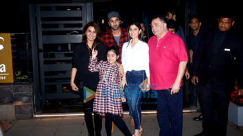 Ranbir Kapoor spotted with family at Yauatcha