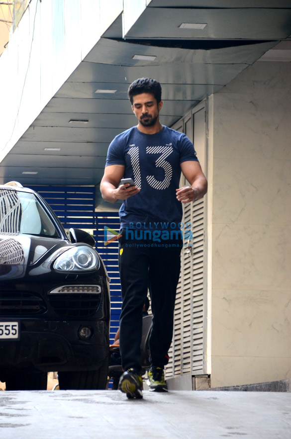 Saqib Saleem snapped outside his gym Saqib Saleem snapped outside his gym