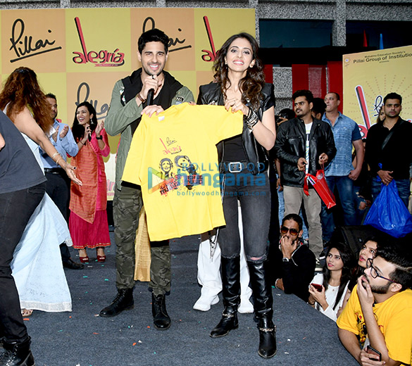Sidharth Malhotra and Rakul Preet Singh grace The Festival of Joy 2018 Sidharth Malhotra and Rakul Preet Singh grace The Festival of Joy 2018