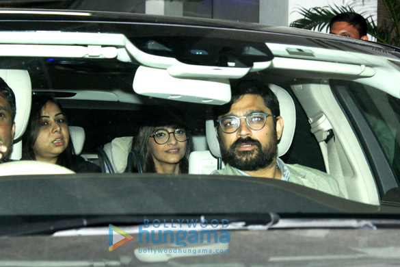 Sonam Kapoor, Rhea Kapoor spotted at ‘Padman’ screening at Sunny Super Sound in Juhu Sonam Kapoor, Rhea Kapoor spotted at ‘Padman’ screening at Sunny Super Sound in Juhu